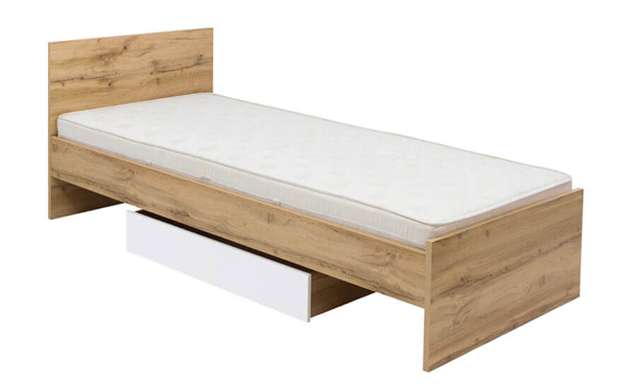 Кровать Злата 90 с основанием и ящиком