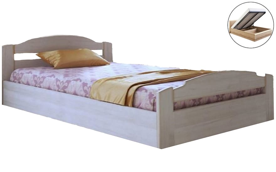 Ліжко Едель дуб, з механізмом