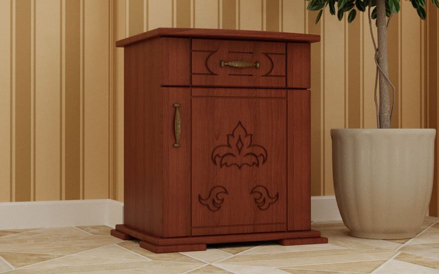 Тумба приліжкова Магнолія дубовий шпон