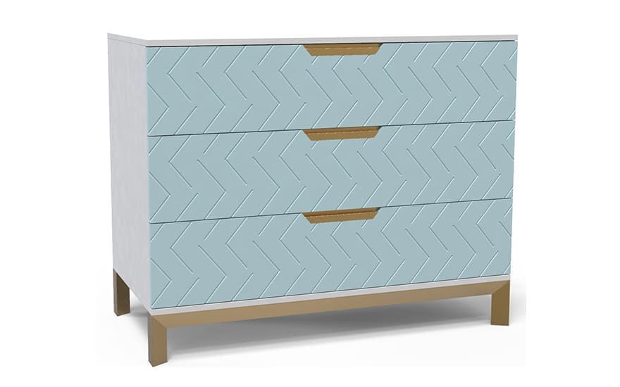 Комод Swan 80, голубая лагуна